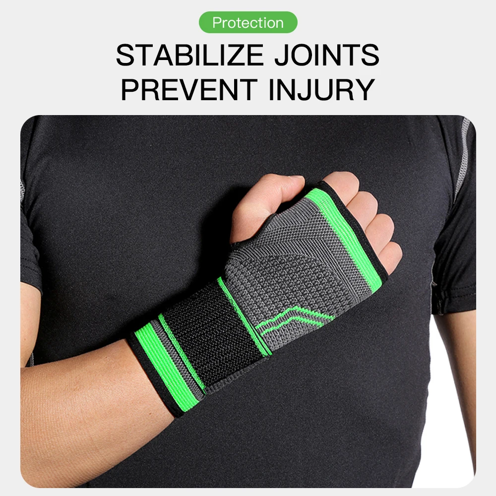 Tony Hoko Sports Wristband Wrist Protector Palm Guard Wrist Support Adjustable Wrist Brace Strap Compression Gloves for Carpal Tunnel Wrist guards for athletic use