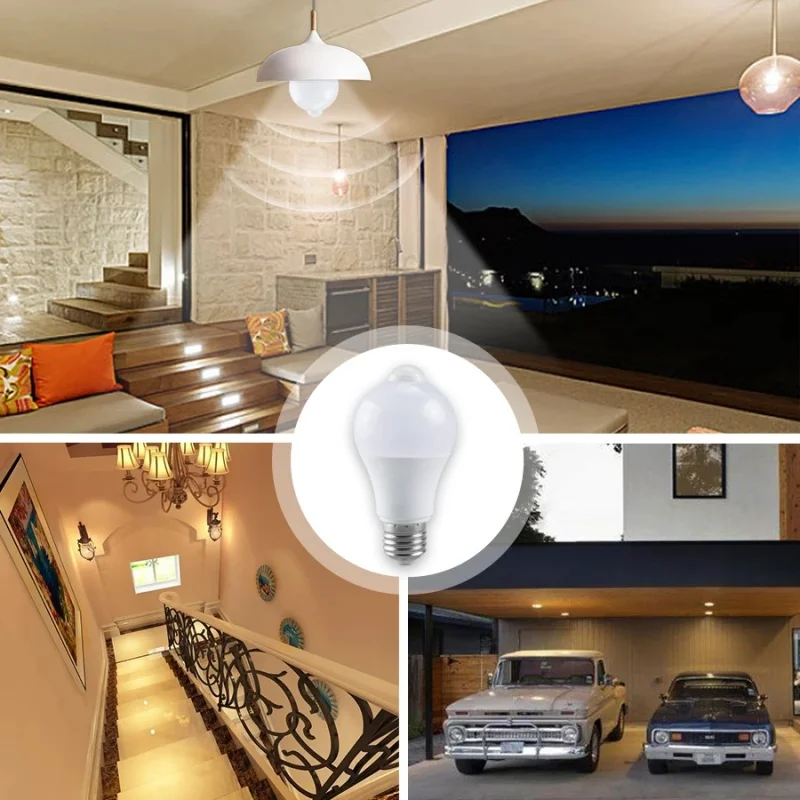 Vornyx Motion Sensor Light LED Lamp Auto Smart Infrared Bulb Energy Saving Home Porch
