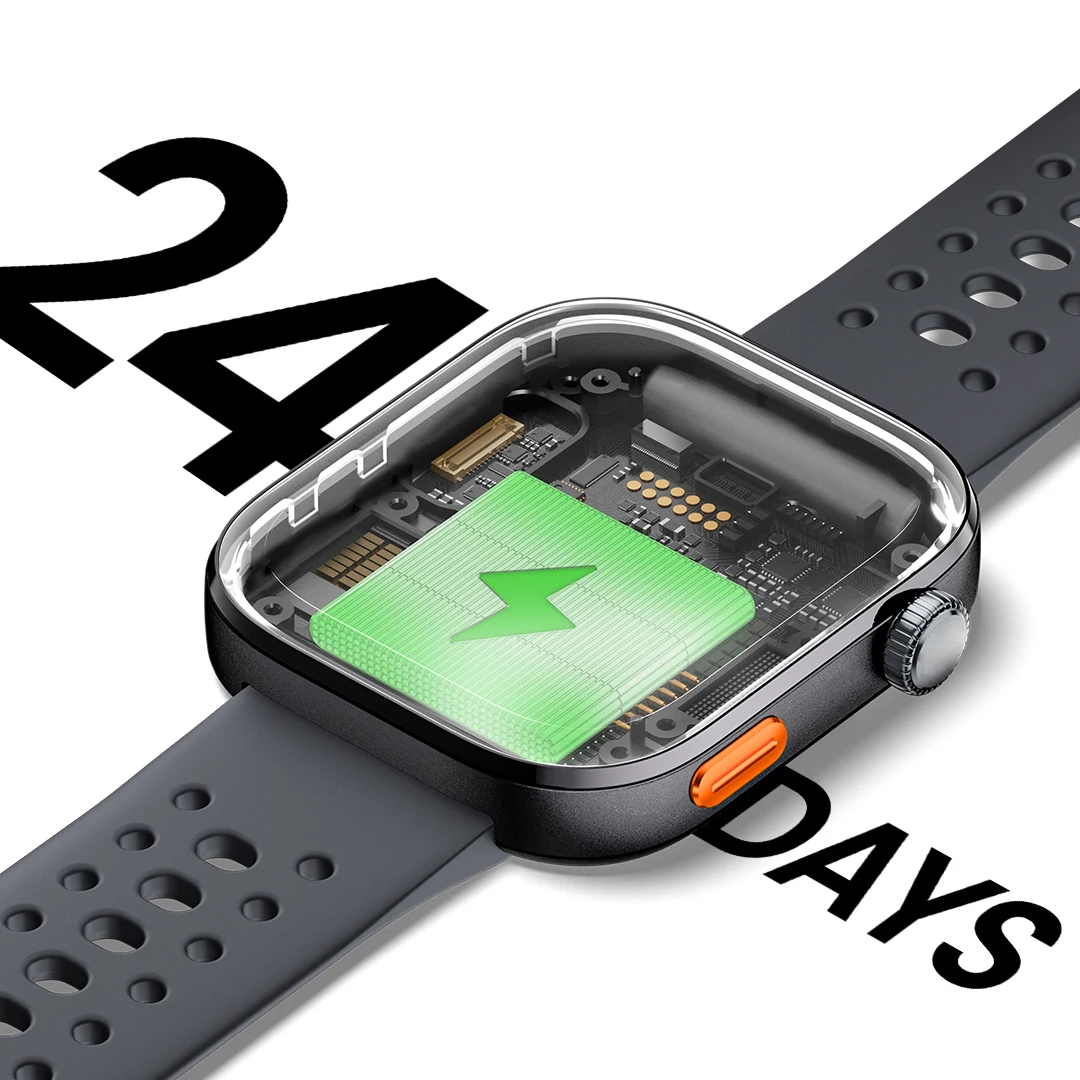 Janmitta Smart watches 1.97" Display Supports Dual-Band GPS Compass Offline Maps Message Reply Smart Watch