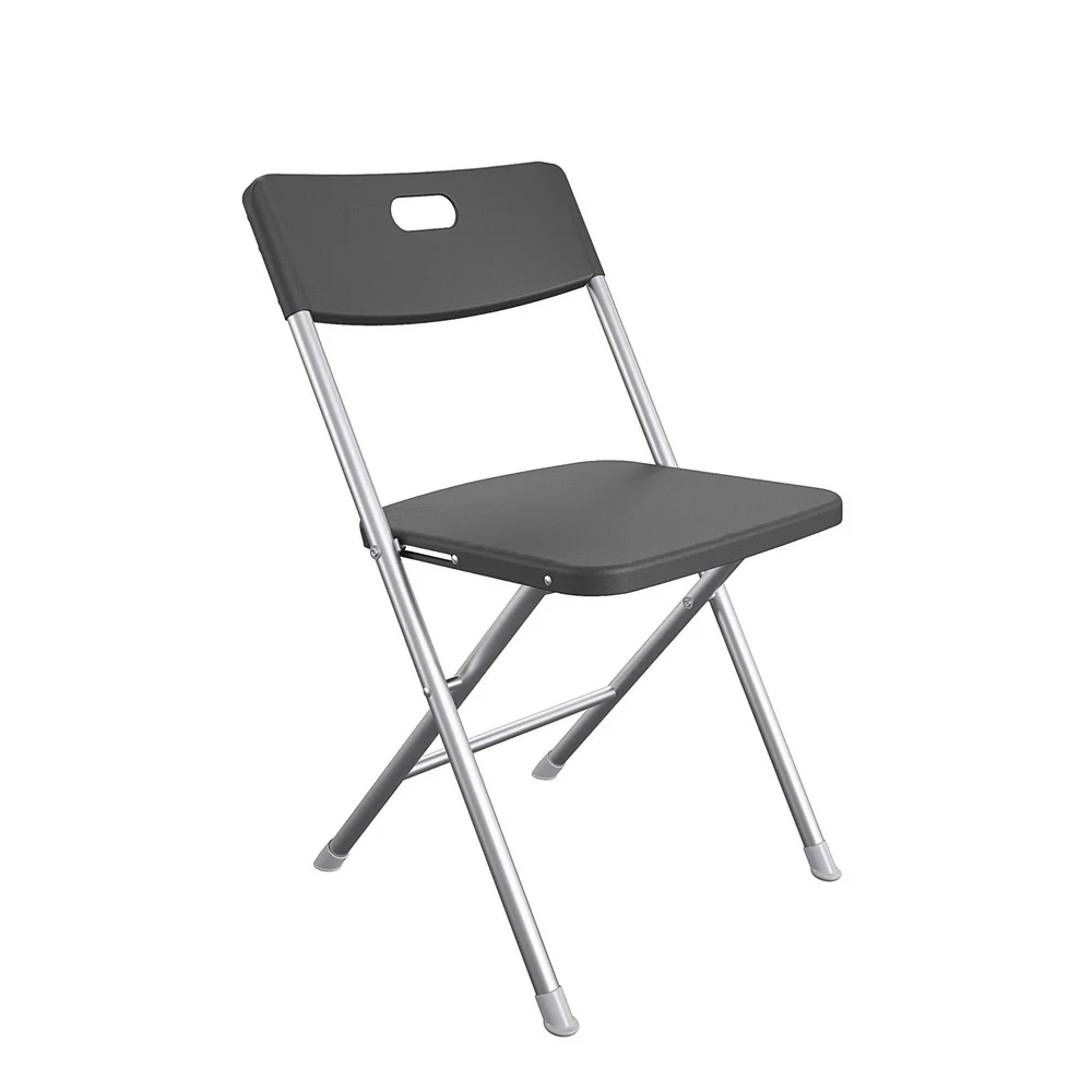 Jorixa Resin Folding Chair with Steel Frame Portable Indoor Outdoor Seating Easy Clean Lightweight Space Saving Events Gatherings