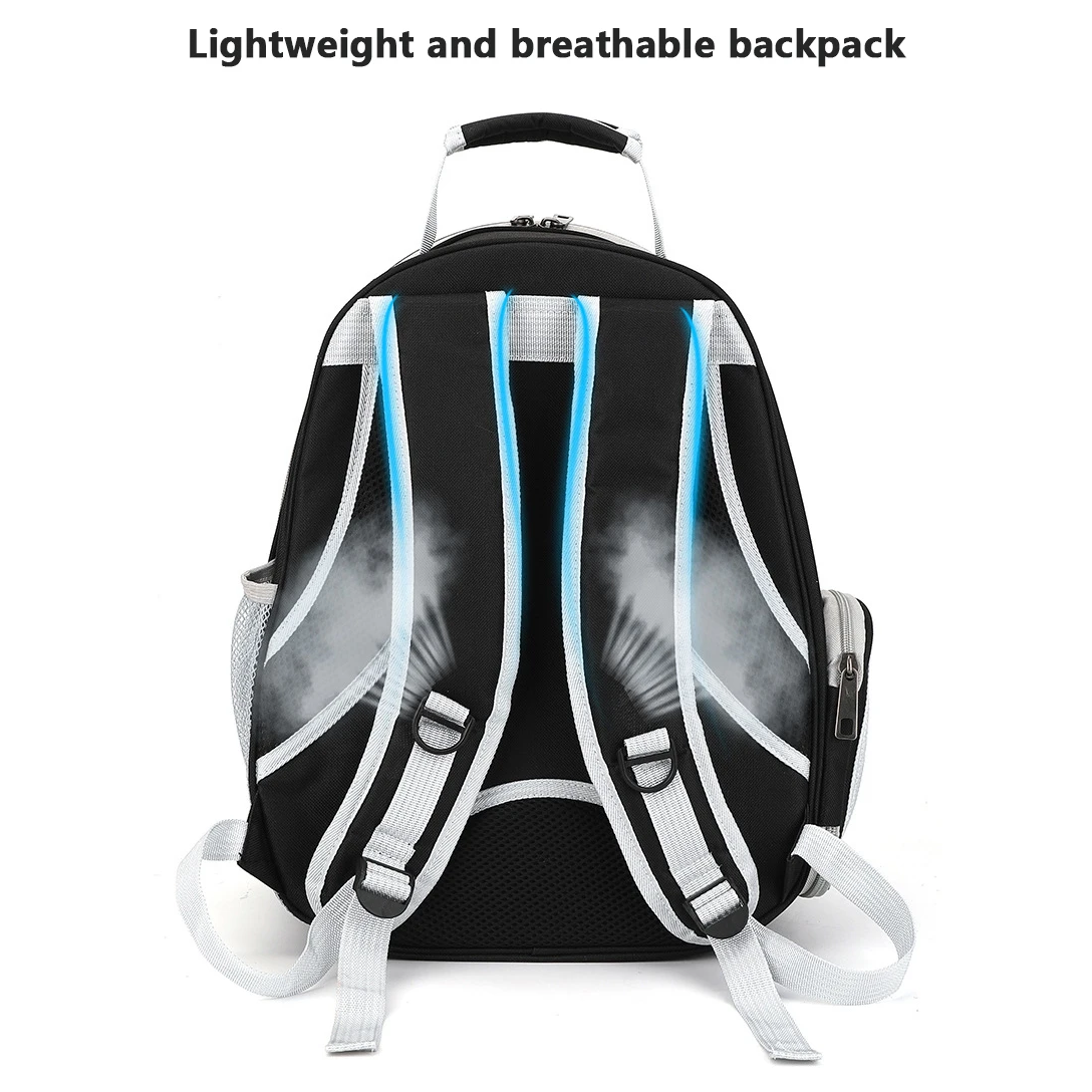 Janten Pet Cat Carrying Bag Space Pet Backpacks Breathable Portable Transparent Backpack Puppy Dog Transport Carrier Space Capsule Bags Backpacks for pets