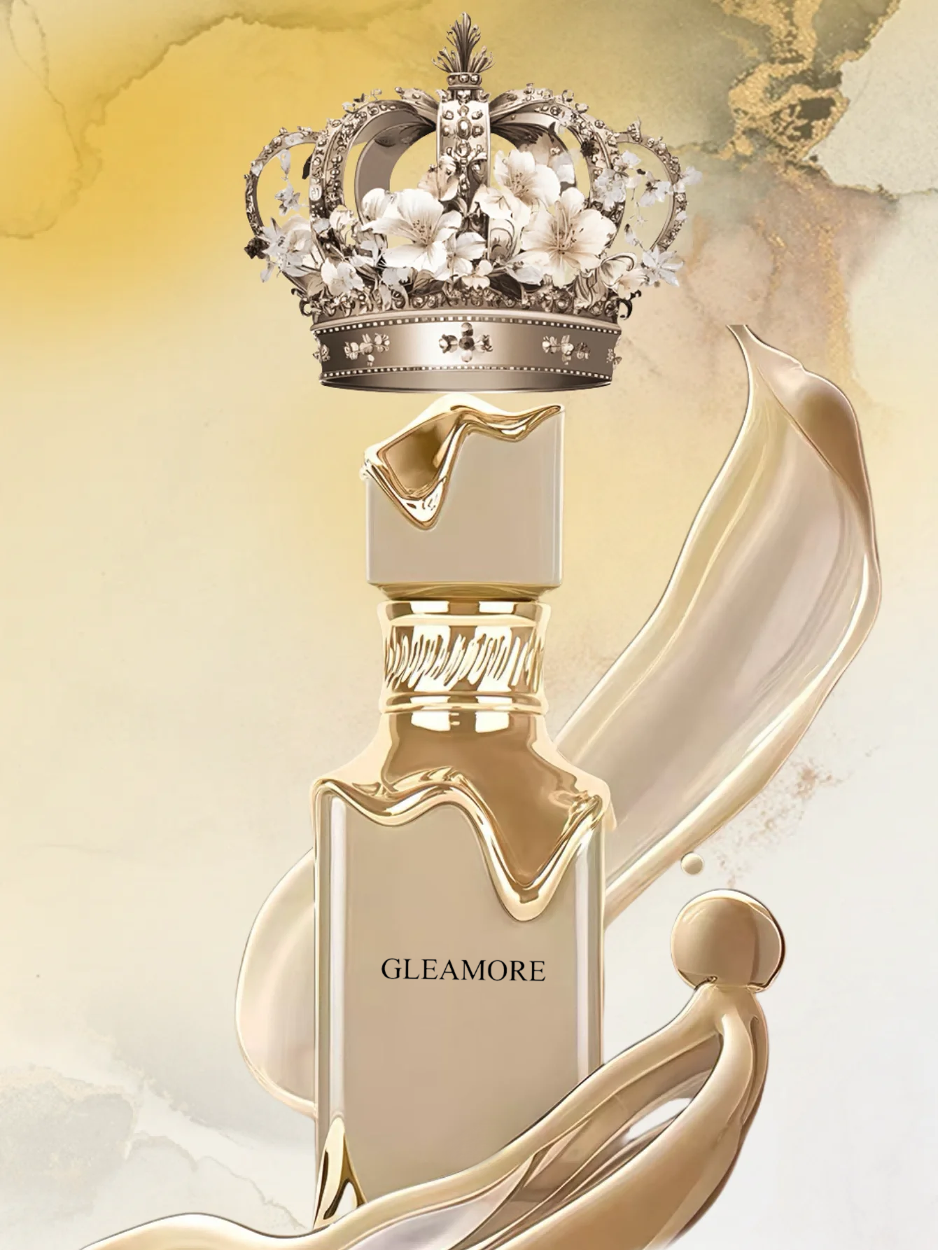 GLEAMORE Eau de Parfum 100ml – Sweet Vanilla & Musk | Long-Lasting Feminine Scent for Daily Wear or Date Night