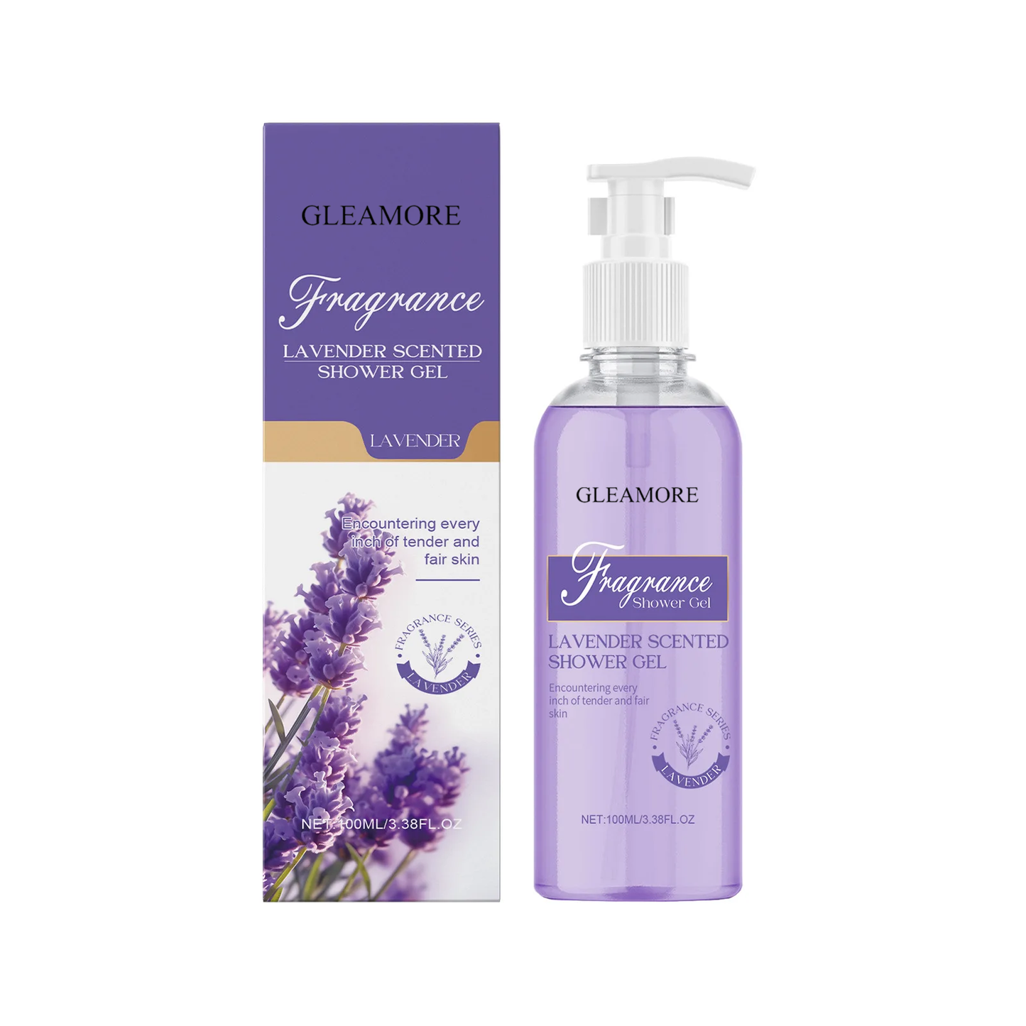 GLEAMORE Fragrant Shower Gel Body Wash Perfume Long Lasting Fragrance Deep Cleansing Moisturizing Refresh Smooth Exfoliating Bathing Lotions