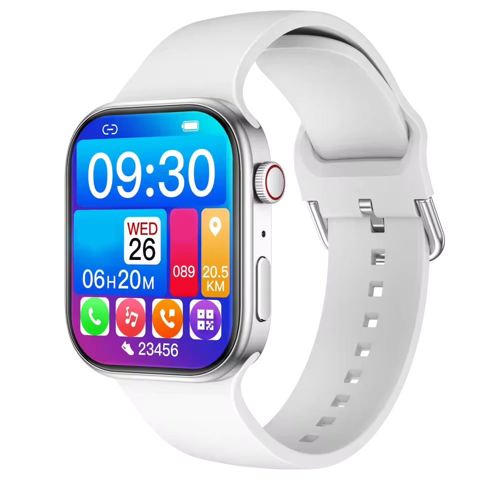 MAORING Smart Watch 1.83" HD Screen Bluetooth Call Heart Rate Monitoring 120+ Sports Modes Waterproof for Men Woman Smartwatch Gift