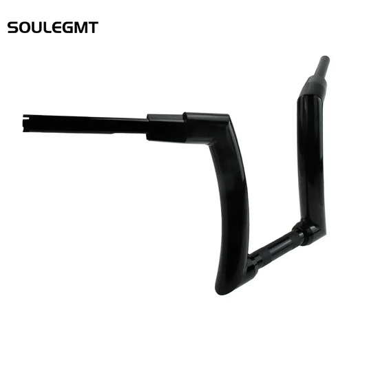 SOULEGMT Motorcycle Handlebars 2 Inches Black Single Pump