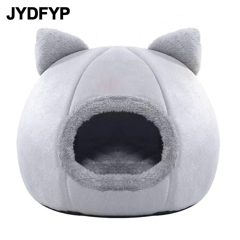JYDFYP Pet Tent Cave Bed for Cats Small Dogs Self-Warming Cat Tent Bed Cat Hut Comfortable Pet Sleeping Bed Pet furniture
