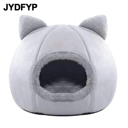 JYDFYP Pet Tent Cave Bed for Cats Small Dogs Self-Warming Cat Tent Bed Cat Hut Comfortable Pet Sleeping Bed Pet furniture