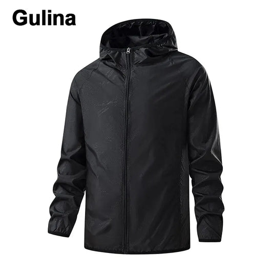 Gulina Men Women Hiking Jackets Waterproof Sun Protection Windbreaker Camping Climbing Outdoor Rain Coat Unisex Portable Clothes