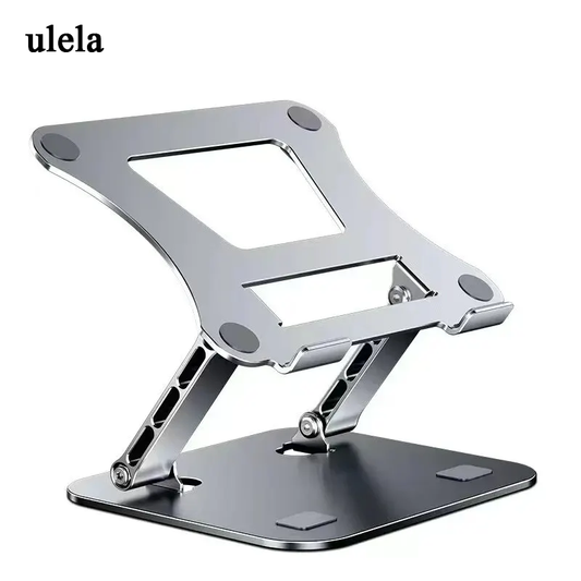 ulela Laptop Stand Adjustable Aluminum Alloy Notebook Tablet Stand Up to 17 Inch Laptop Portable Fold Holder Cooling Bracket Support