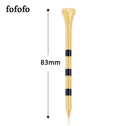 fofofo 50pcs Bamboo Golf Tees More Durable and Stable Golf accessories