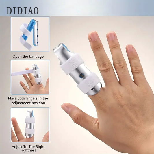 DIDIAO 1Pc Finger Splint, Finger Support Brace Finger Stabilizer For Broken Fingers Straightening Arthritis Knuckle Immobilization