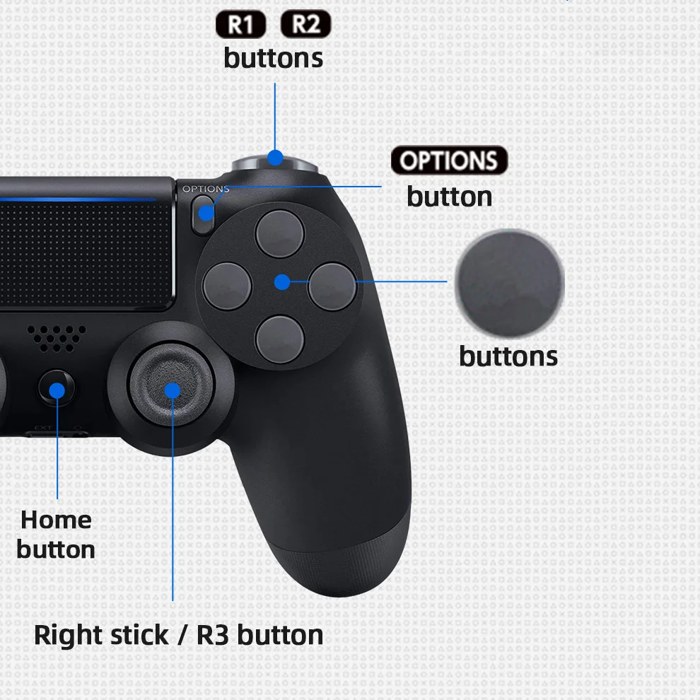 MINILOONGPOCKET Controller Joystick Gamepad Dual Vibration Wireless Bluetooth Joypad PC/IOS/Android ﻿