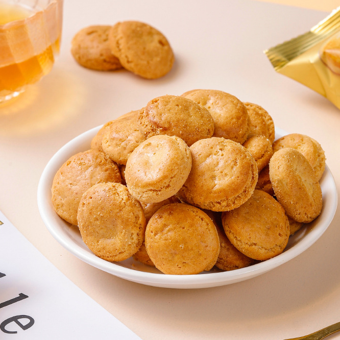 One NobleBite Cottage Egg Cookies for Office Leisure Afternoon Tea Dim sum Delicious Cake Snacks