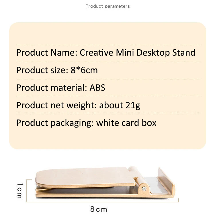 TWINKLE ELECTRONIC TECHNOLOGY Universal Mobile Phone Holder Desktop Tablet Holder Adjustable Foldable Cell Phone Desk Stand Mobile phone holder