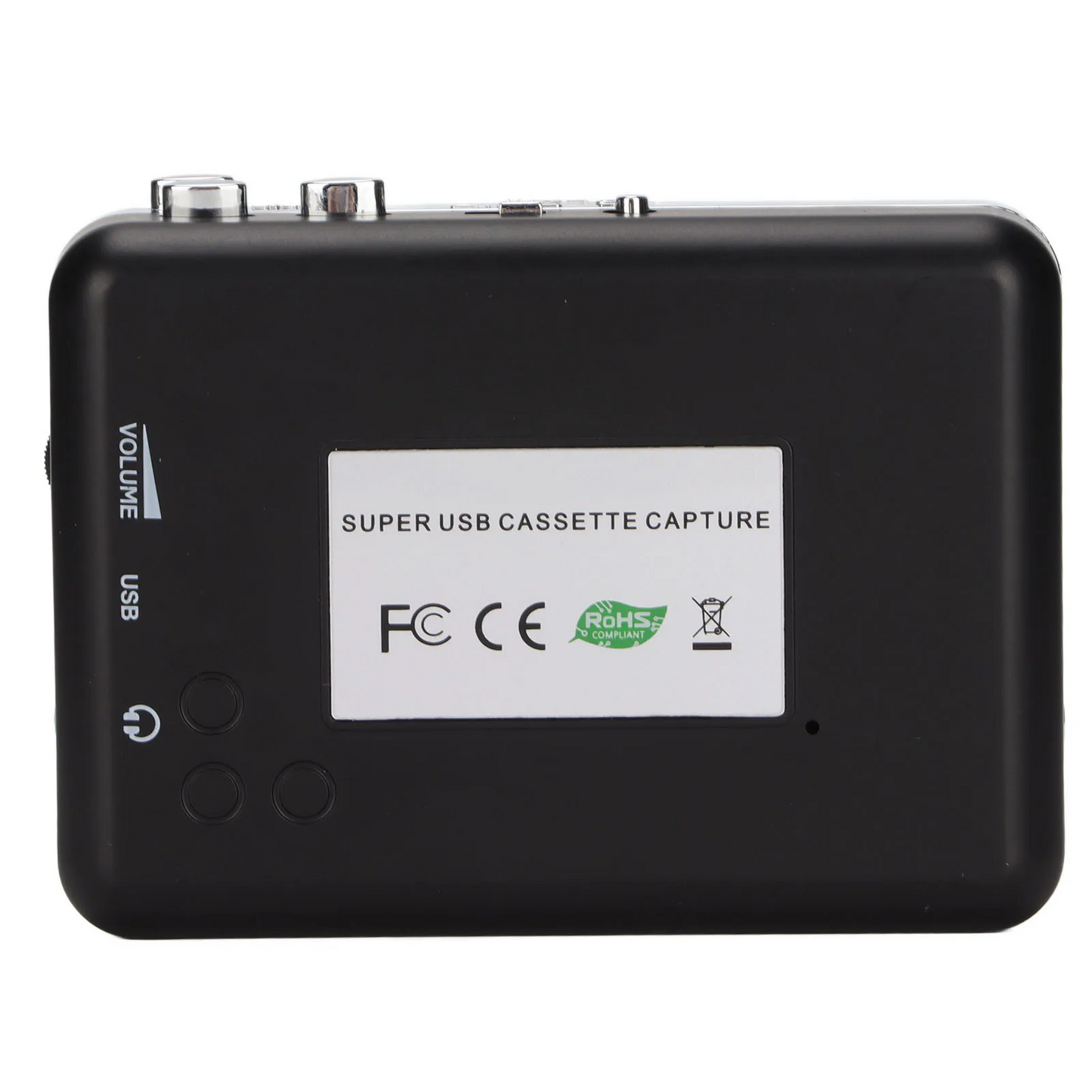 ssvie Portable Cassette Player Tape to MP3 Converter Stereo 3.5mm Portable USB Cassette Player with Earphone for Laptop PC Tape recorders and players