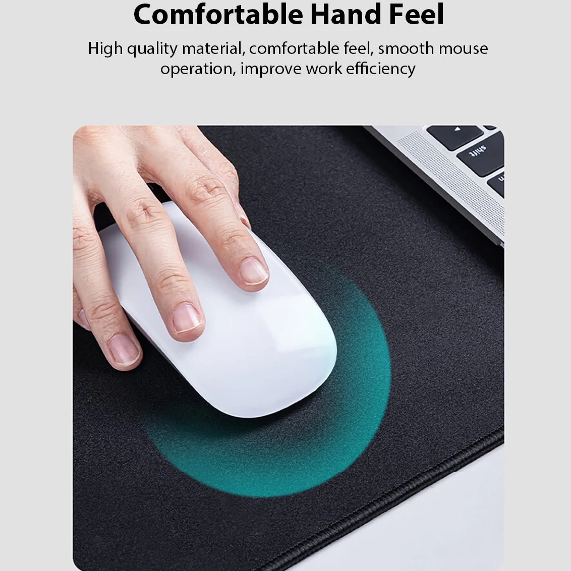 letoom Large Mouse Pad Anti-Slip Rubber Mouse Mat Computer PC Gamer Desk Mat Stitched Edge Large Office Gaming Mousepad Accessories