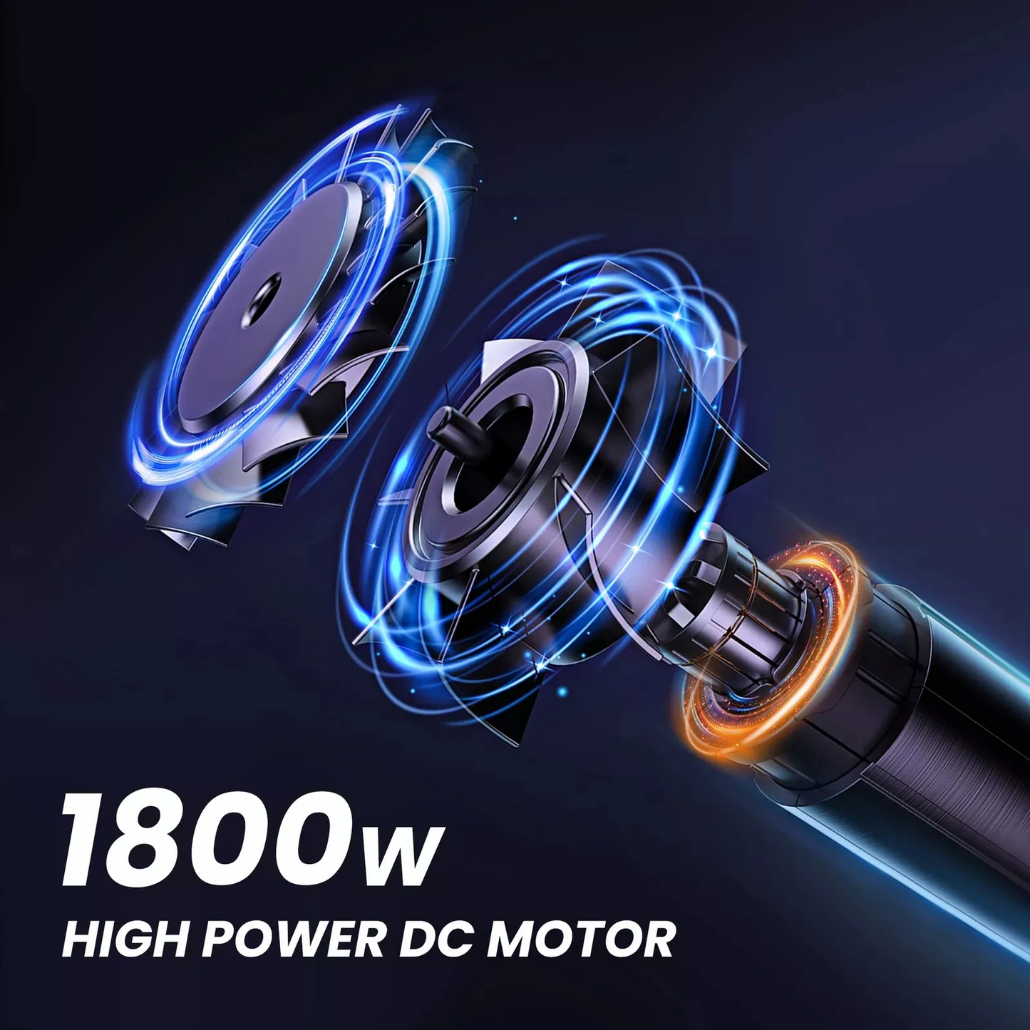 NIHAO Hair Dryers 1800W Professional Salon Hair Dryer Ionic Blow Dryer with Negative Nozzle