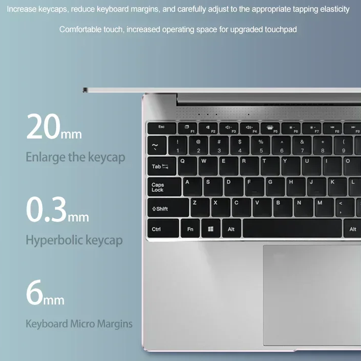 IAMU 14.1" Ultra Slim Laptop Notebook Gamer 1920*1080 Display Office Study Computer PC Personal computers