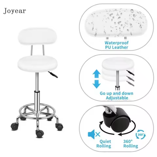 Joyear Hydraulic Adjustable Stool Swivel Rolling Chair Office chairs