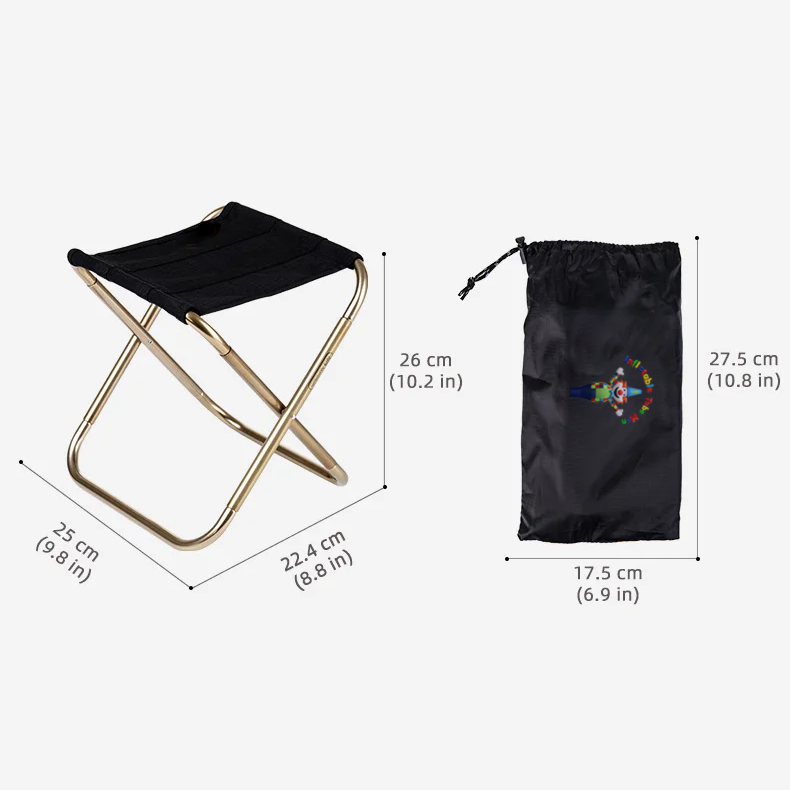 Inflatable Tube Man Lightweight Outdoor Camping Chair Aluminium Folding Fishing Stool Collapsible Camping Seats Hiking Stool Lounge furniture