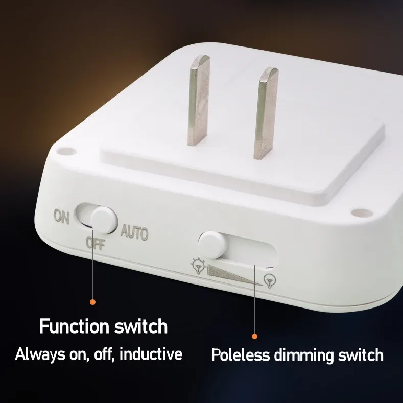 Geewkooy LED Night Lights Dimmable Cabinet Light for Baby Bedside Bedroom Corridor Wireless Night Lamp Lighting