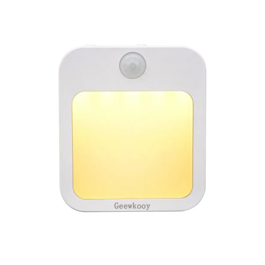 Geewkooy LED Night Lights Dimmable Cabinet Light for Baby Bedside Bedroom Corridor Wireless Night Lamp Lighting