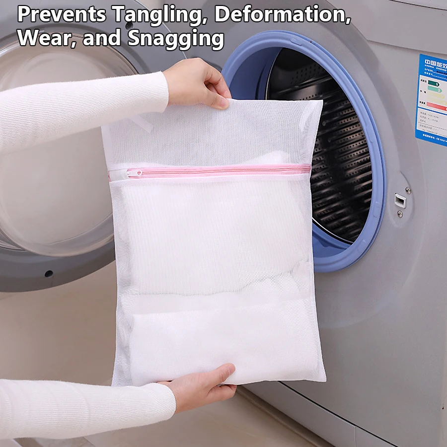 Pooljoyo 3Pcs/Set Bra Underwear Products Zippered Mesh Laundry Bags Baskets Household Cleaning Tools Accessories Laundry Care