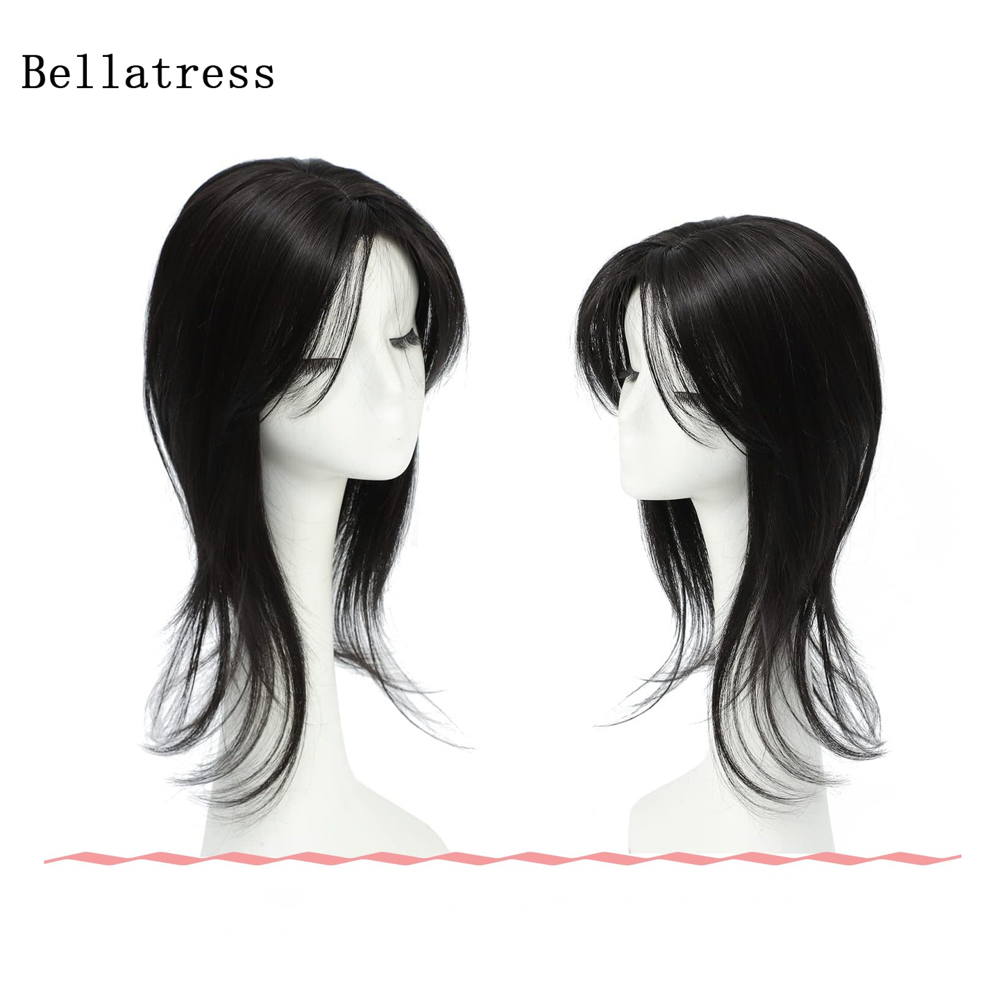 Bellatress Hair Toppers for Women 18 inch Hair Topper Wiglets Synthetic Hair Pieces for Women with Thinning Hair
