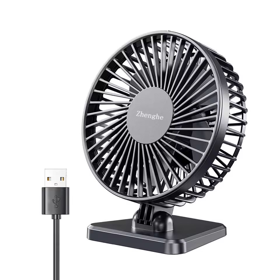 Zhenghe Mini USB Desktop Fan Portable Fan Desktop  USB Quiet Cooling Fans Three Speed Adjustment Suitable
