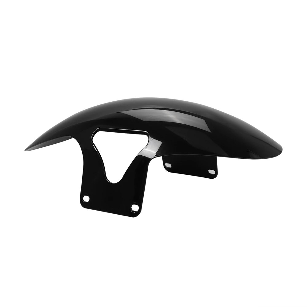 SOULEGMT Motorcycle Gloss Black Front Fender Mudguards Cover