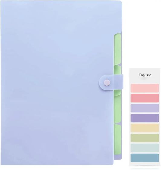 Topusse A4 Paper Expanding Folder Pocket Organ Organizer
