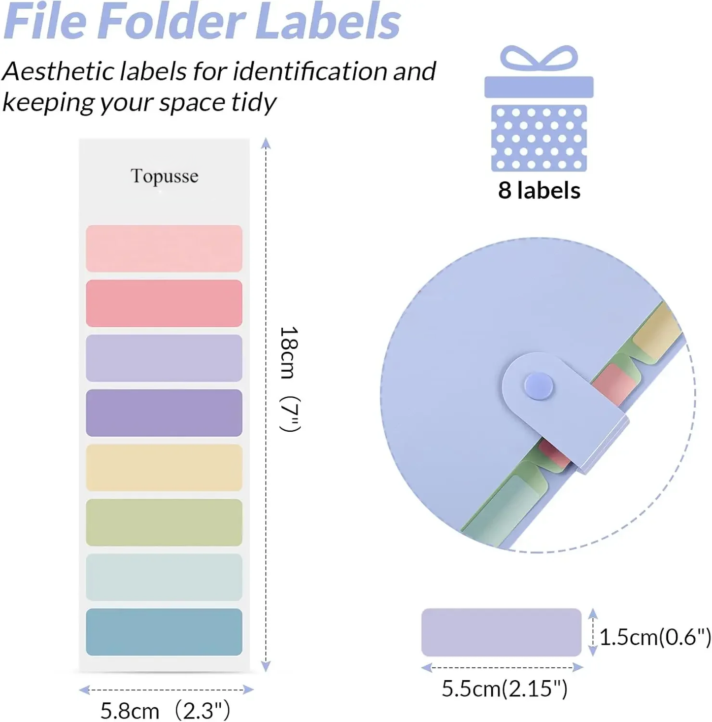 Topusse A4 Paper Expanding Folder Pocket Organ Organizer