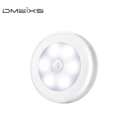 DMEIXS Motion Sensor LED Night Light Wireless Battery Powered Cabinet Night Lamp Bedside Lights For Closet Home Bedroom Lighting