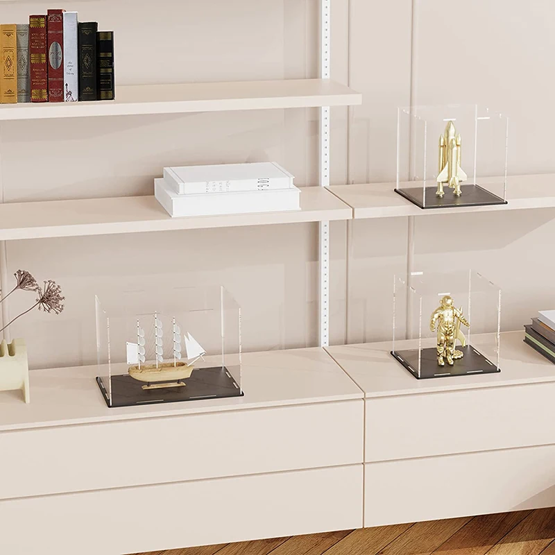 bannruo Clear Acrylic Display Case Dustproof Toy Car Trucks Vans Model Box Collection Storage Countertop Show Box