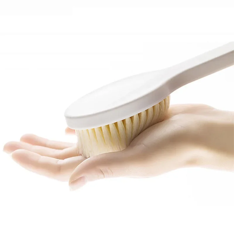 YAPROMO 1pc Long Handle Back Brush for Shower Soft Bristles Body Exfoliating Bath Brush Skin Health Shower Back Scrubber Bath Supplies