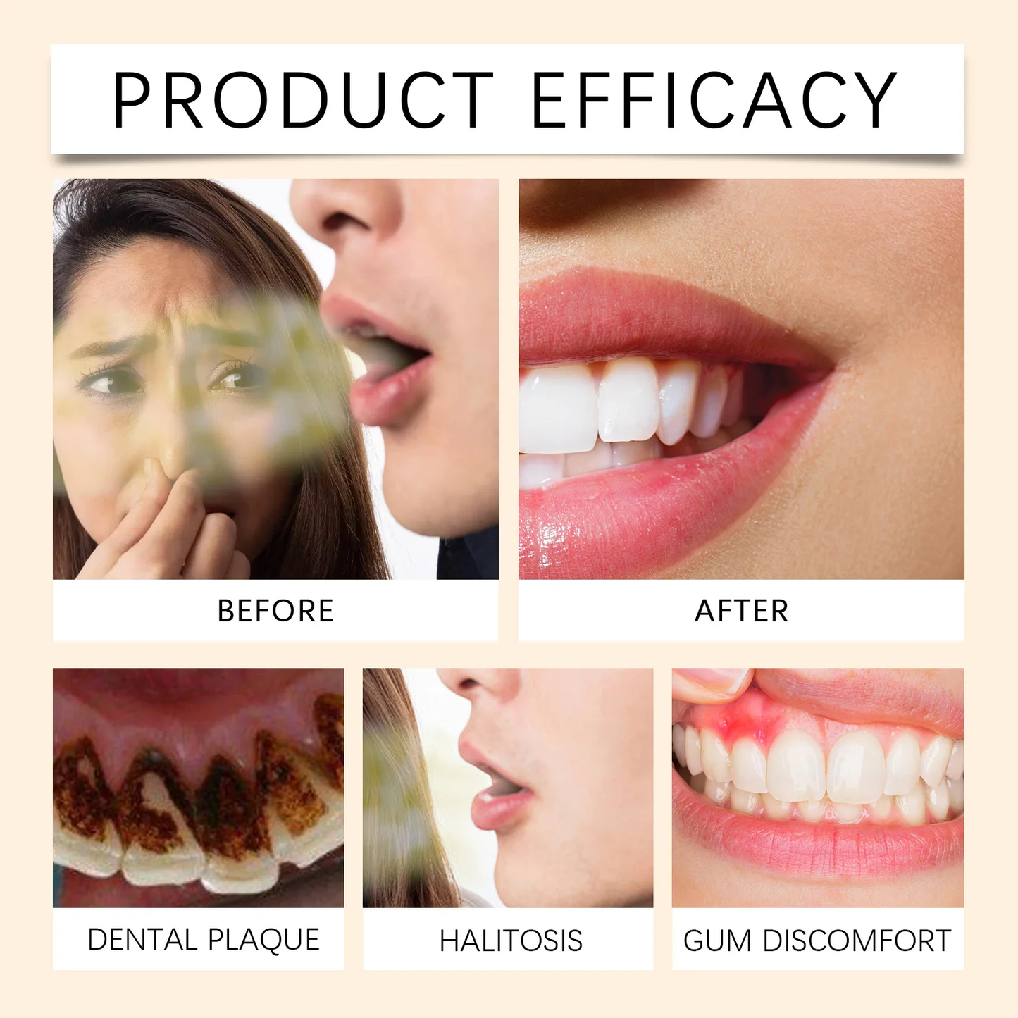 GleamPure Long Lasting Mint Oral Spray Portable Mouth Breath Freshener For Adults Freshness Oral Care Products Sprayer Travel-Sized 30ml