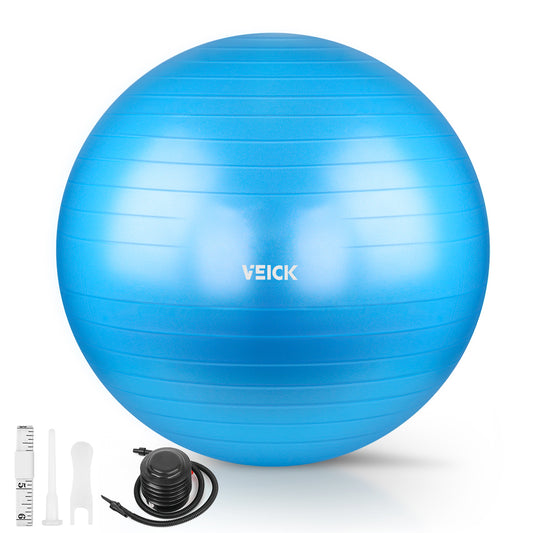 VEICK Diameter PVC Fitness Balls Yoga Ball Thickened Explosion-proof Exercise Home Gym Pilates Equipment Balance Ball