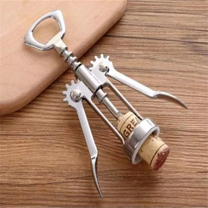 LOQUMLOI Wine Opener Multifunctional Corkscrew Bottle Opener Zinc Alloy Cork Remover Premium Winged Wine Bottle Opener