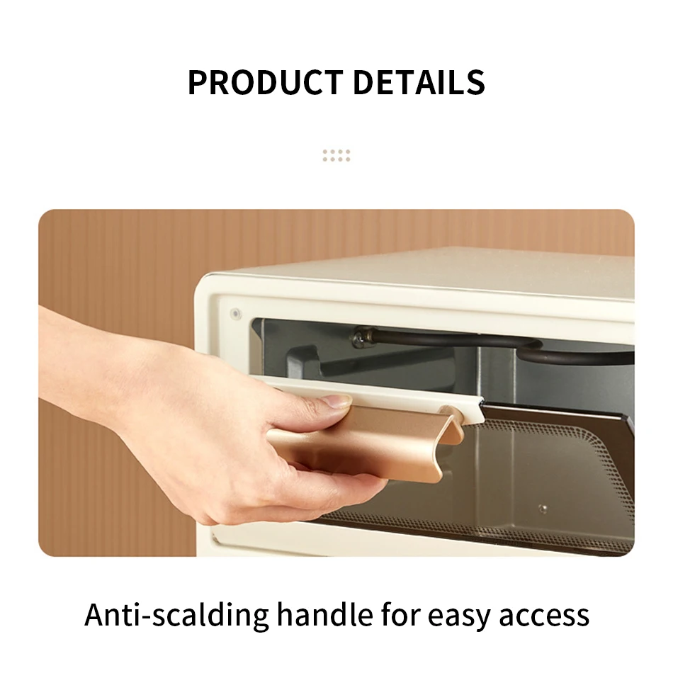 Laukingdom Electric oven household small baking OIDIRE multifunctional steaming baking machine all-in-one mini fully automatic small oven Electric cooking ovens