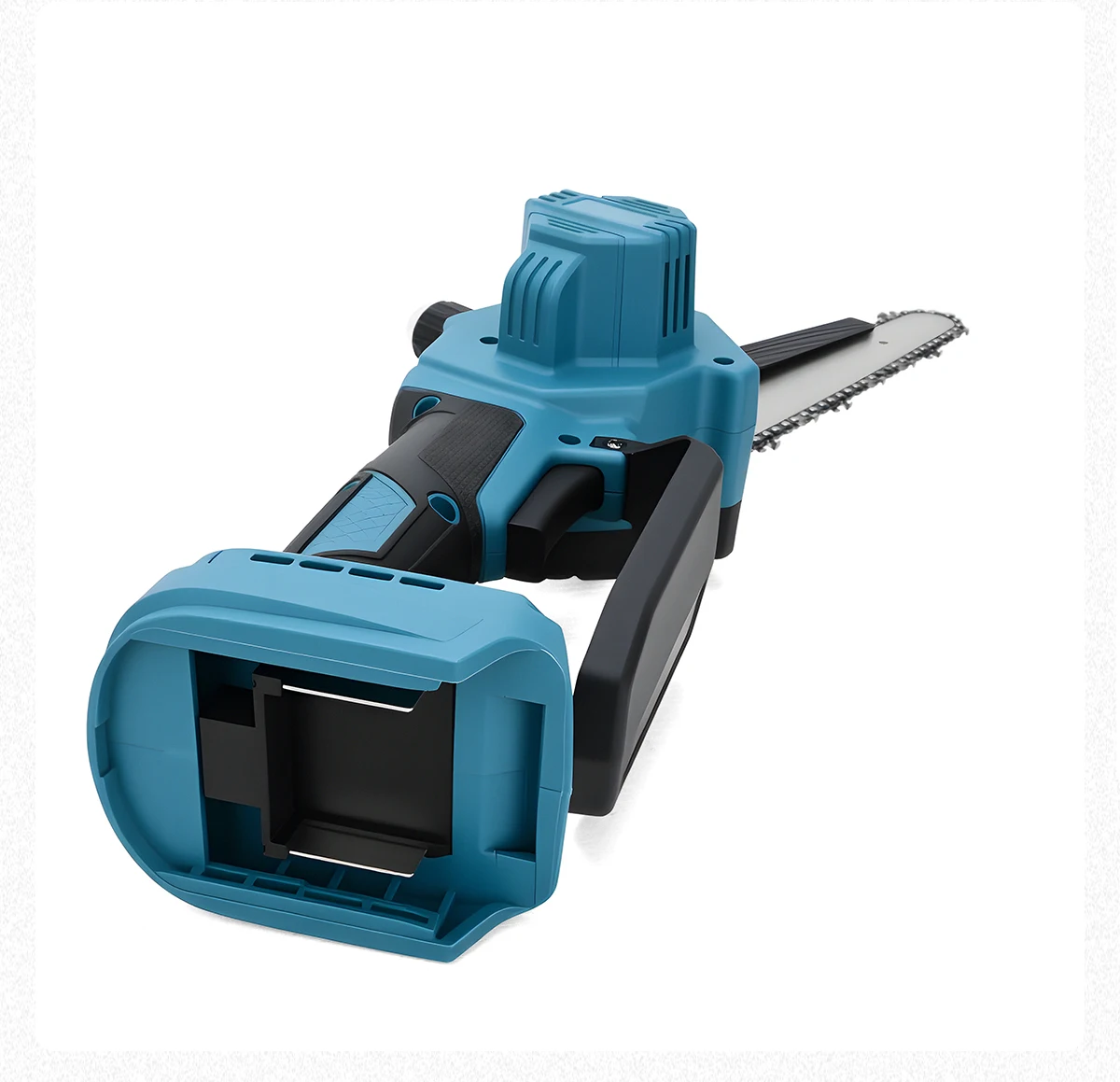 lehm 8 Inch Brushless Electric Chainsaw Cordless Portable Electric Saw Woodworking Power Tool For makita 18v battery pins