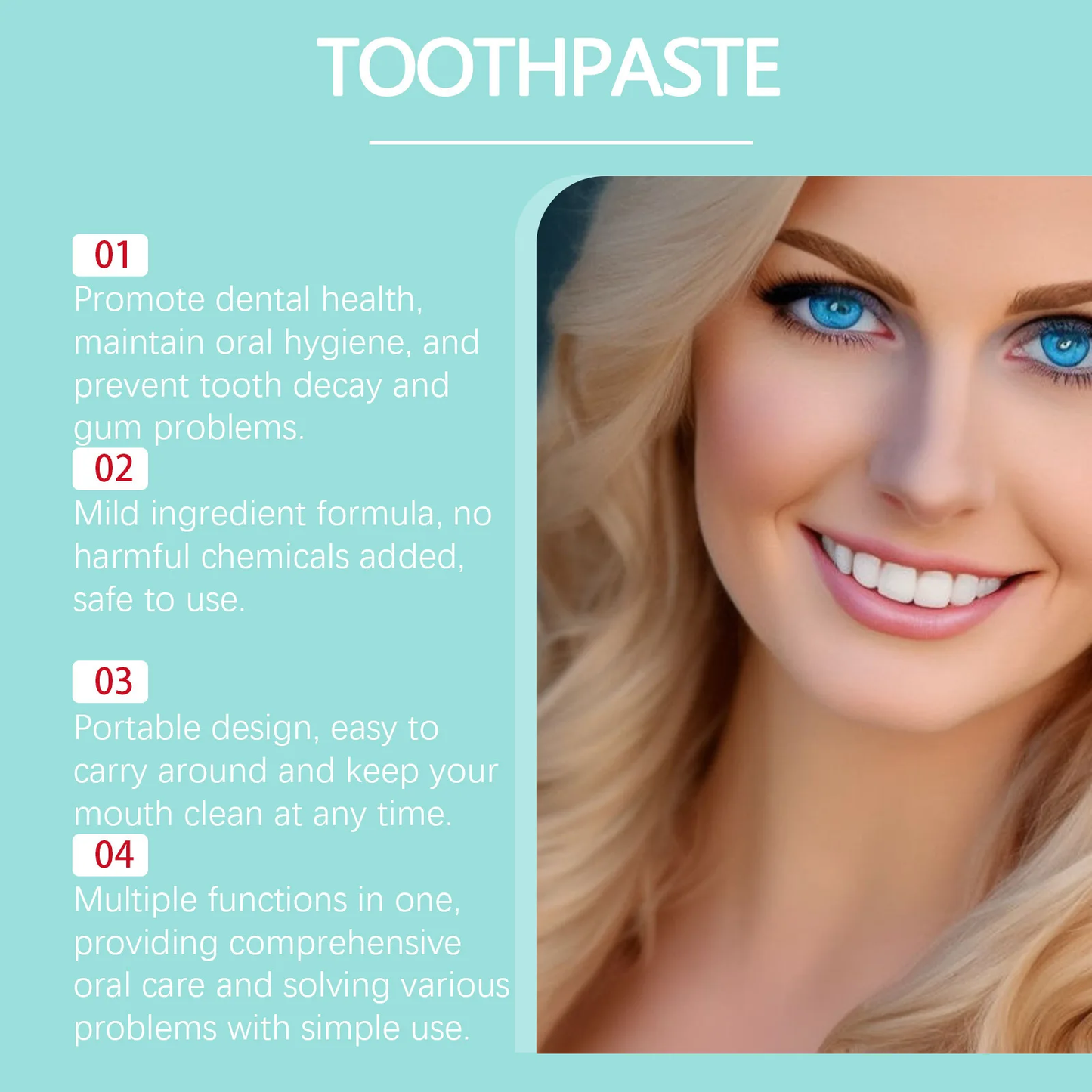 GLEAMORE 100g Coconut Oil Whitening Yellow Tooth Toothpaste Fresh Breath Oral Clean Tartar Stain Remove Repair Decay Toothpaste