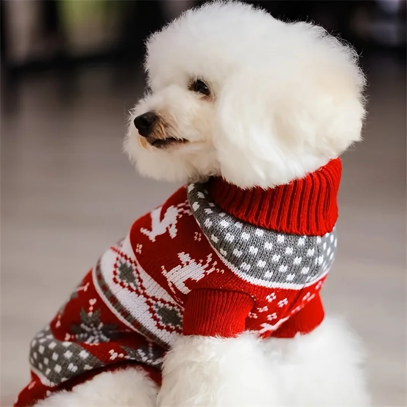 EcoFur Pet Sweater for Dogs And Cats New Knitted Wool Sweate clothing for pets