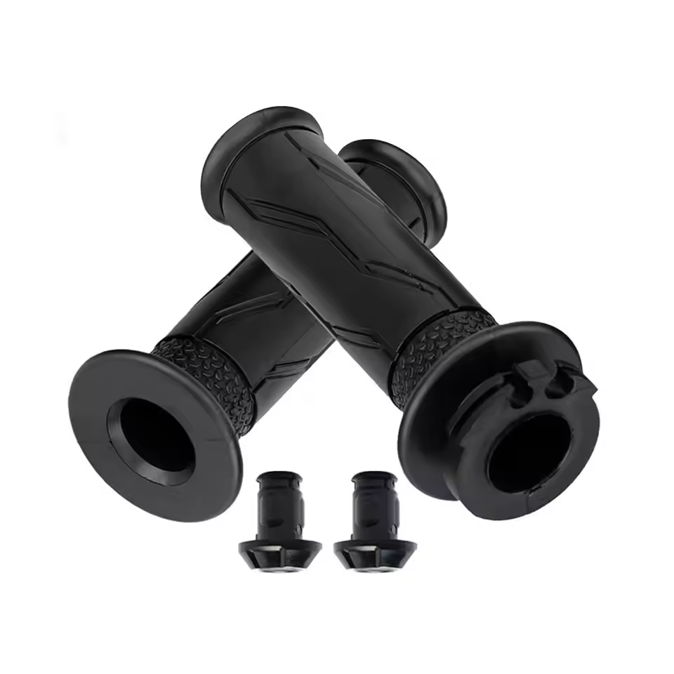 Motorcycle Hand Grips Rubber Gel Grip with Bar End Plug parts of motorcycles namely handle bar grips