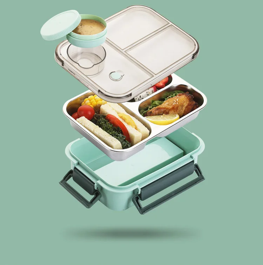 Dryfta 850ml Portable Lunch Boxes for Children Adults Thermo Soup Bento Box Stainless Steel Insulated Heating Food Storage Container