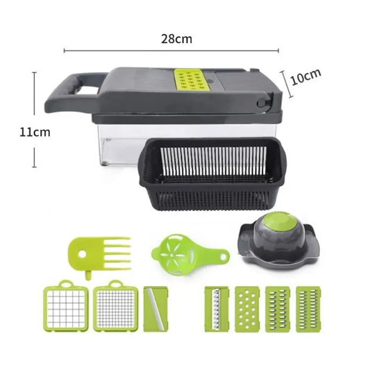 Lonpex Multifunctional Vegetable Chopper Handle Food Grate Food Chopper Vegetable Slicer Dicer Cut Kitchen Items