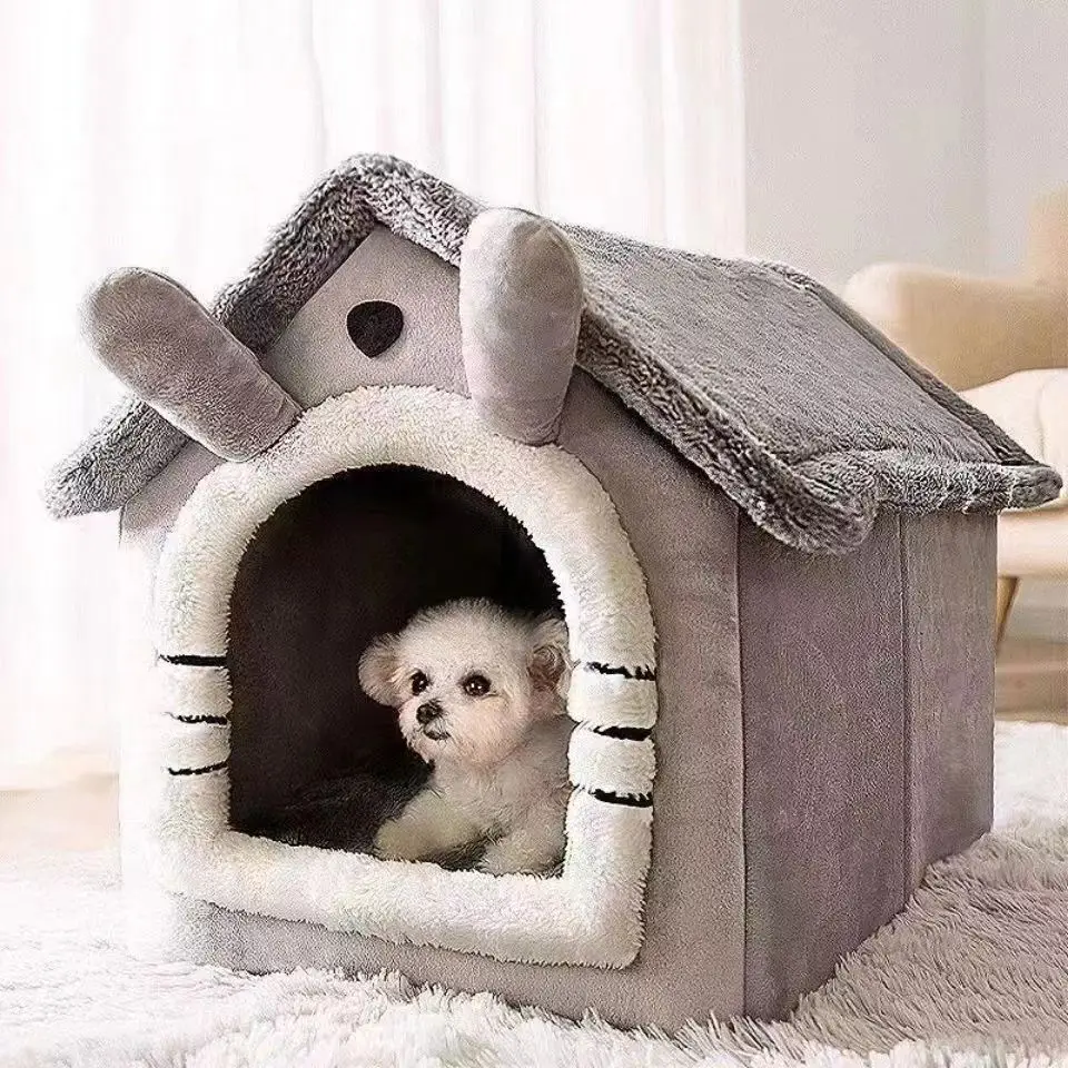 NIOIB All Season Kennels for household pets Removable Washable for Small Dogs Teddy Winter Warm Cat Dog House