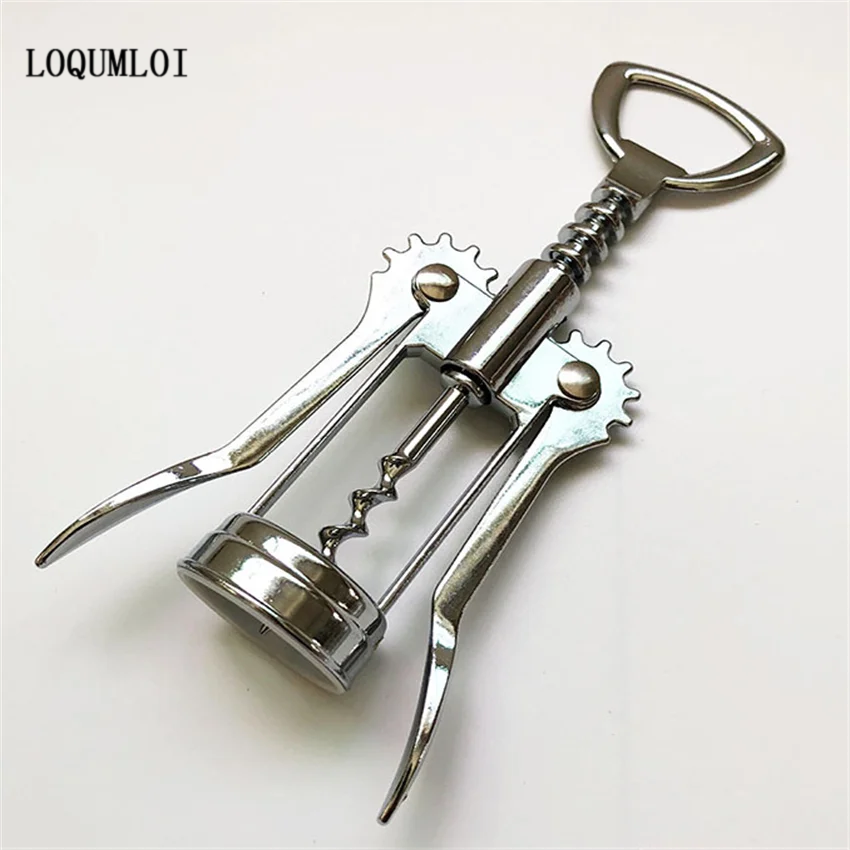 LOQUMLOI Wine Opener Multifunctional Corkscrew Bottle Opener Zinc Alloy Cork Remover Premium Winged Wine Bottle Opener