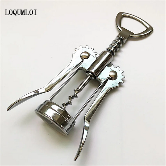LOQUMLOI Wine Opener Multifunctional Corkscrew Bottle Opener Zinc Alloy Cork Remover Premium Winged Wine Bottle Opener