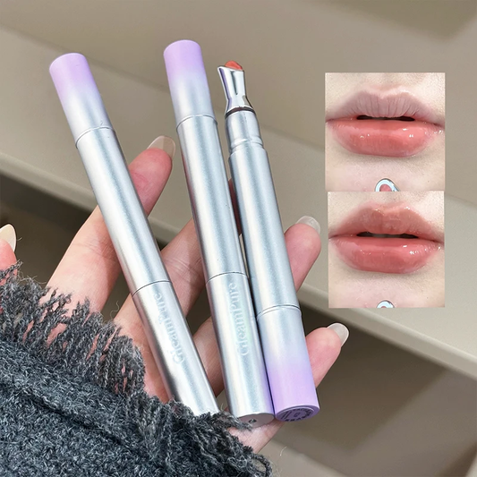 GleamPure Crystal clear mirror lip glosses is lightweight, non sticky waterproof long-lasting  and naturally glossy lip makeup