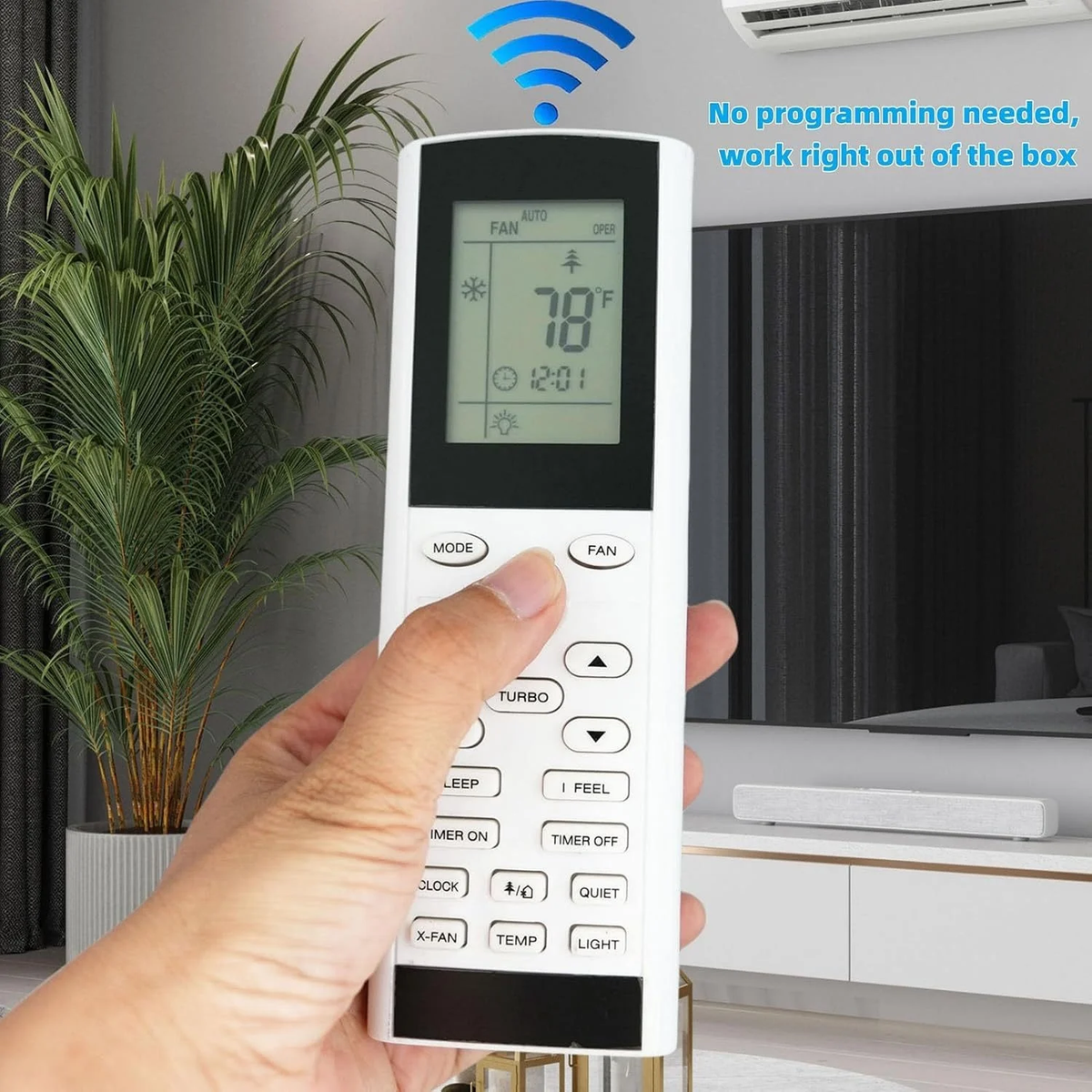 KULOLKU Suitable for Air Conditioner Remote Controls Remote controls for air-conditioning apparatus